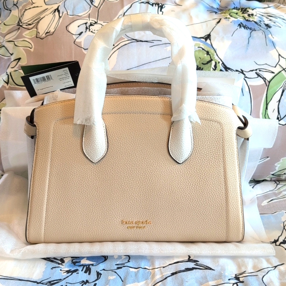 SALE🎉HOST PICK 🎉 KATE SPADE Knott Color blocked Medium Zip Top Satchel - Picture 14 of 15